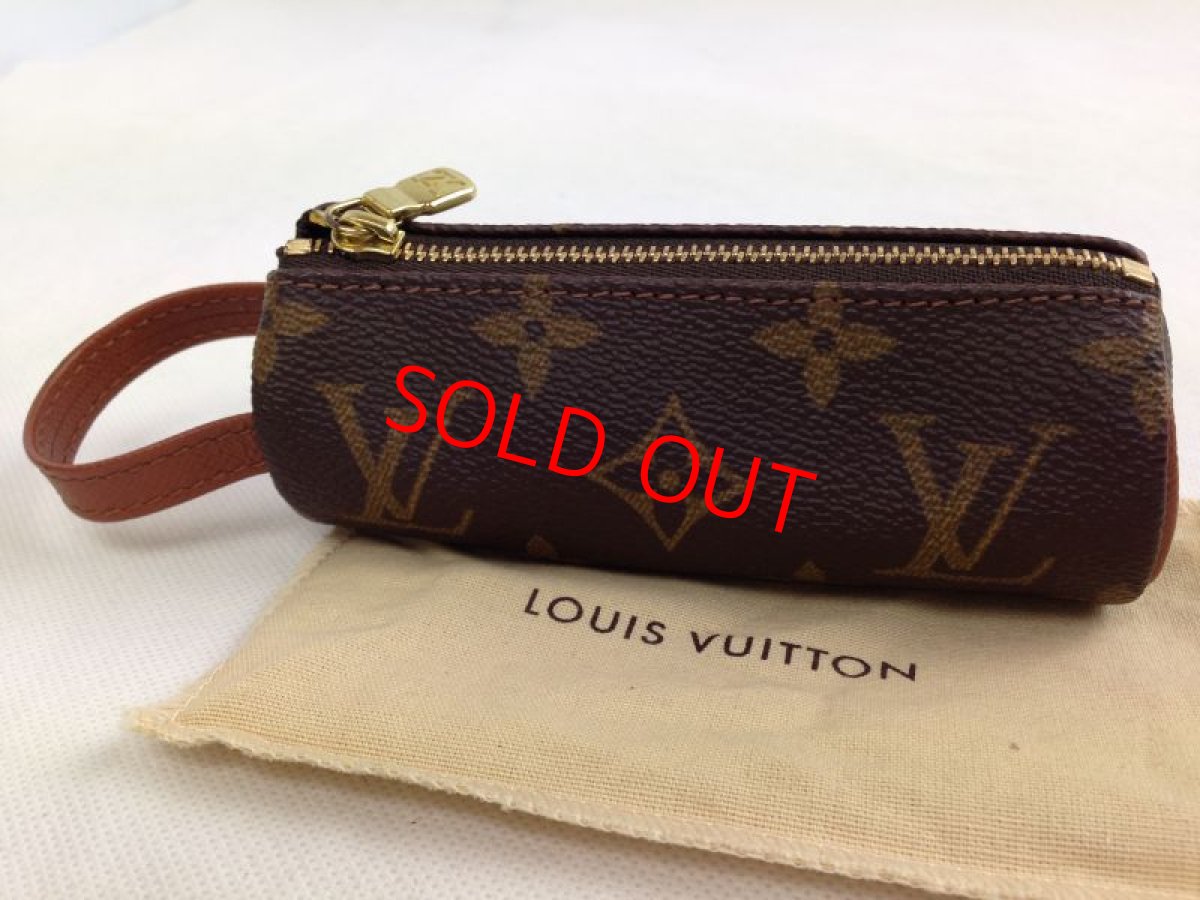 Photo1: LOUIS VUITTON Pochette Etui Golf Ball Bag 3 Monogram Leather UNUSED 5J062590 (1)