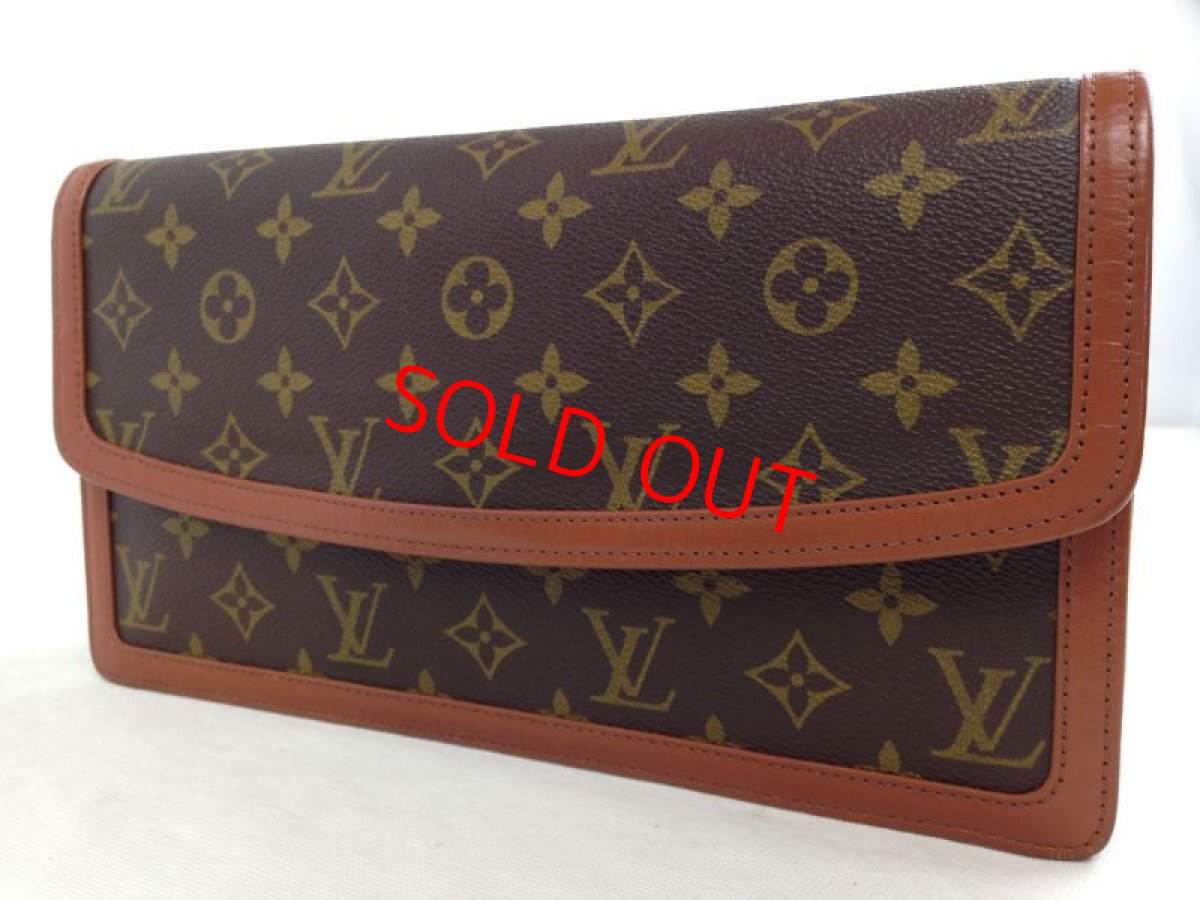 Photo1: Auth Louis Vuitton Pochette Dam Clutch Hand Bag Monogram    5J131410p (1)