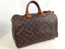 Photo1: Authentic Louis Vuitton Monogram Speedy 35 Hand Bag  5J142680p (1)