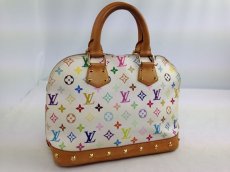 Photo1: Auth Louis Vuitton Monogram Multicolor Alma Hand Bag M92647 5k120010 (1)