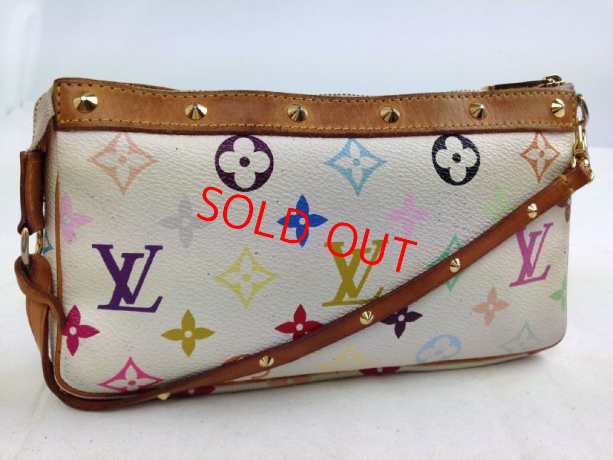 Photo1: Auth Louis Vuitton Monogram multi-color Pochette Accessoires Hand Pouch 5K180240 (1)