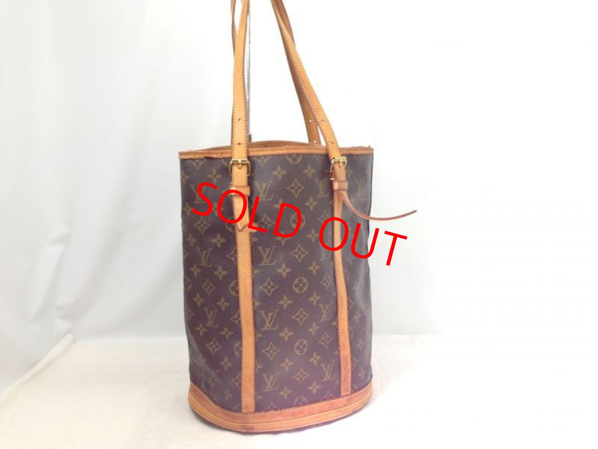 Photo1: Authentic Louis Vuitton Monogram Bucket Shoulder Bag 6A130470p (1)