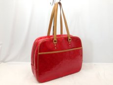 Photo1: Auth Louis Vuitton Vernis Sutton shoulder bag tote bag Rouge red 6c300580w (1)