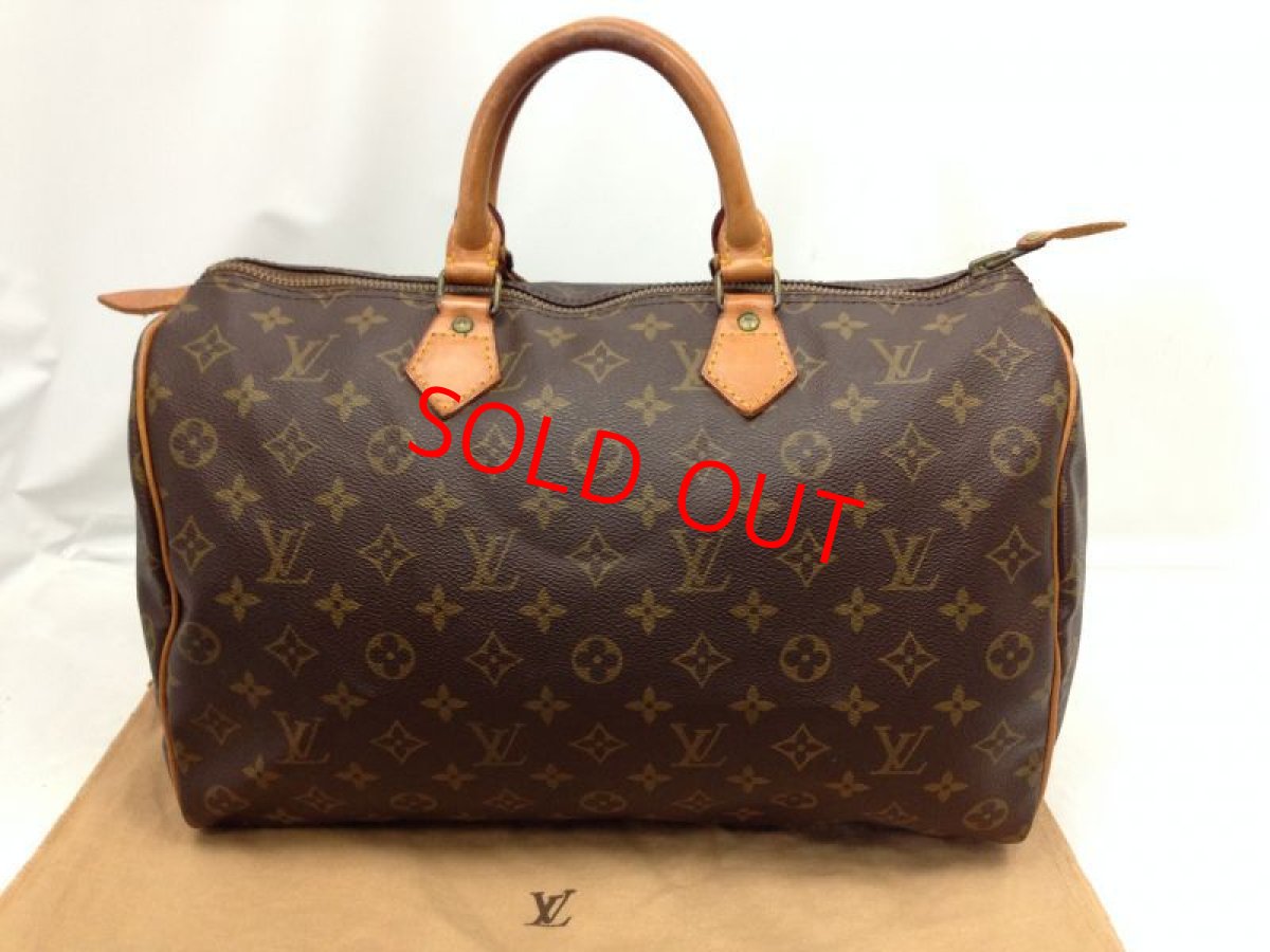 Photo1: Authentic Louis Vuitton Monogram Canvas Speedy Hand Bag  6G120510m (1)