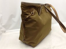 Photo3: Auth Prada Nylon Gold Plated Shoulder tote Bag moss Green Vingtage 6H020050N (3)