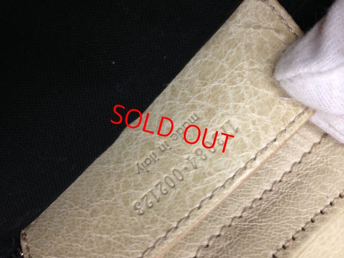 Photo5: Auth Balenciaga Giant City 2way Shoulder Bag Cream x Silver Vintage 6i220230m (5)