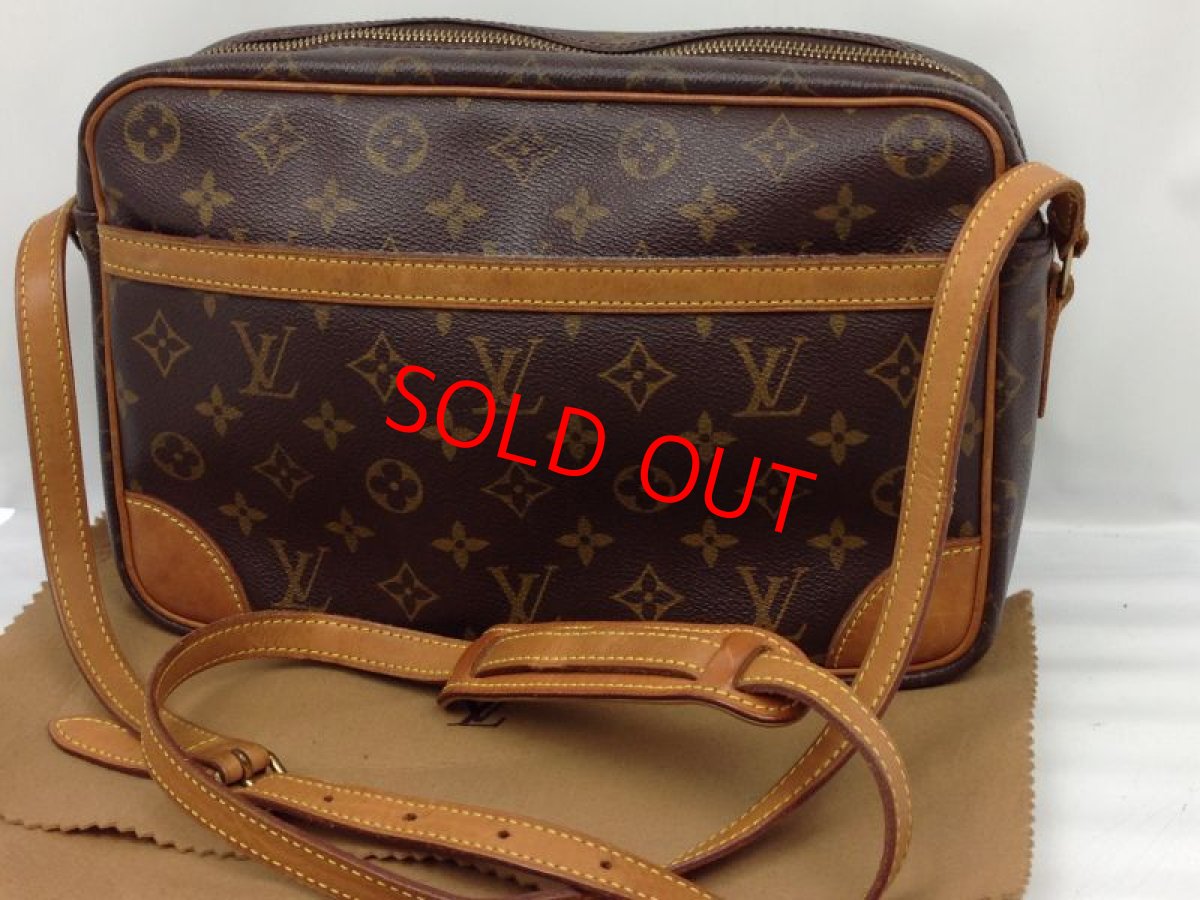 Photo1: Auth LOUIS VUITTON Trocadero Shoulder Bag Monogram Vintage 6L060400m (1)