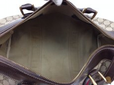 Photo7: Auth GUCCI GG Pattern PVC Brown Boston Hand Bag Vintage 7A180180m (7)