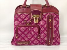 Photo2: Auth LOUIS VUITTON Linda Hand bag 2006 Limited Edition RARE 7B120240m (2)