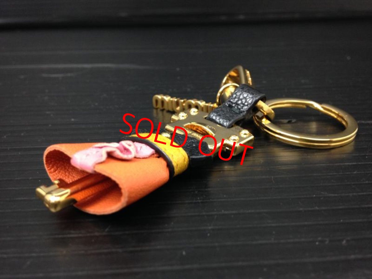 Photo3: Auth Miu Miu Key Holder Ring Charm  7D050220m (3)