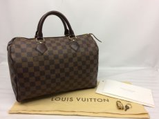 Photo1: Auth Louis Vuitton Damier Speedy 30 Hand Bag 7E300160m (1)