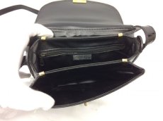 Photo5: Genuine Leather Products Crocodile Black Shoulder Bag 7E170810m (5)