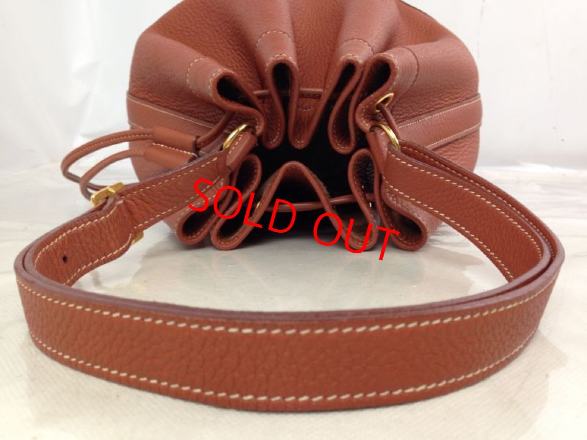 Photo6: Auth HERMES Taurillon Clemence MARKET PM V04559 Brown Shoulder Bag 7G070010m (6)