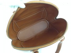 Photo5: Auth HERMES Ile De Shiki 2way Hand Bag Brown Pig Skin Vintage JT03965 7G070020m (5)