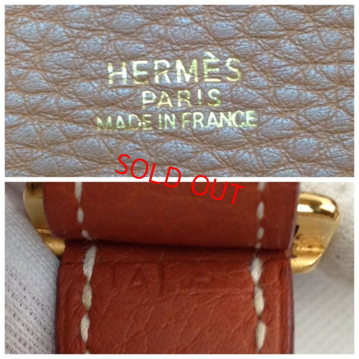 Photo8: Auth HERMES Taurillon Clemence MARKET PM V04559 Brown Shoulder Bag 7G070010m (8)