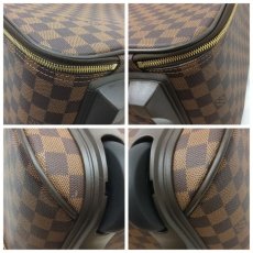 Photo6: Auth LOUIS VUITTON Damier Ebene Brown Pegase 45 Rank A Travel Bag 7i040340N (6)