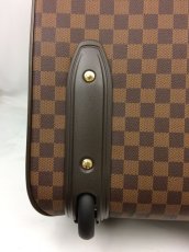 Photo10: Auth LOUIS VUITTON Damier Ebene Brown Pegase 45 Rank A Travel Bag 7i040340N (10)