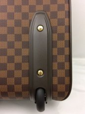 Photo9: Auth LOUIS VUITTON Damier Ebene Brown Pegase 45 Rank A Travel Bag 7i040340N (9)