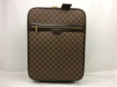 Photo2: Auth LOUIS VUITTON Damier Ebene Brown Pegase 45 Rank A Travel Bag 7i040340N (2)