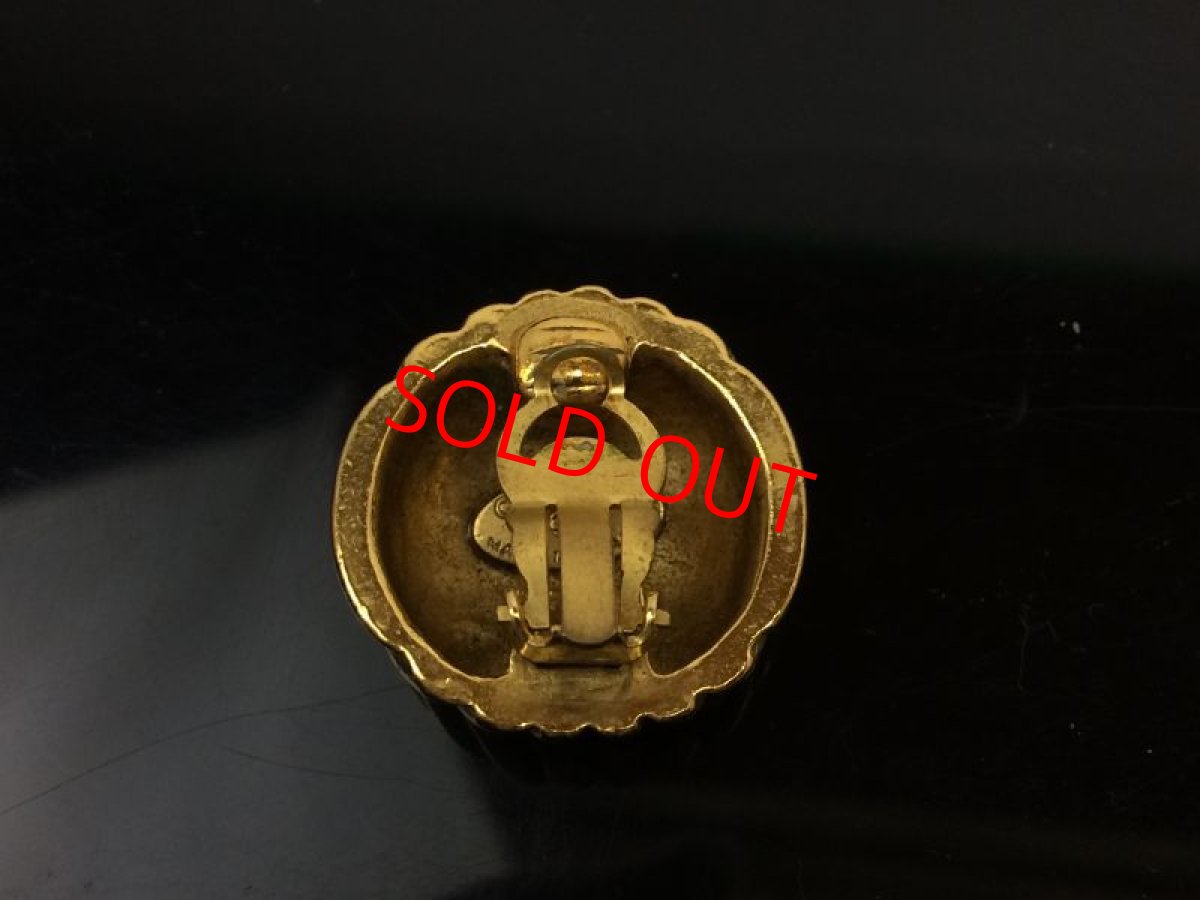 Photo6: Auth CHANEL Gold Tone CC Logos Clip-On  Earrings 7i130310m (6)