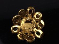 Photo5: AUTH CHANEL Jwelry stone motif Gold tone EARRINGS VINTAGE 7J100110n (5)