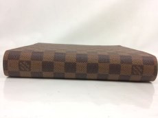 Photo3: Authentic LOUIS VUITTON Damier Ebene Brown Agenda GM Planner Cover 7J180140p (3)