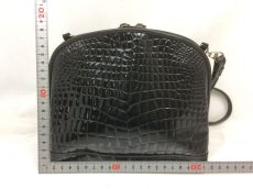 Photo3: Auth FENDI crocodile Leather Black Shoulder Bag Made In Italy 7K120520n (3)