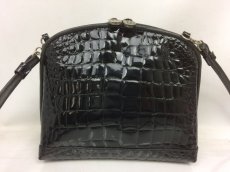 Photo2: Auth FENDI crocodile Leather Black Shoulder Bag Made In Italy 7K120520n (2)