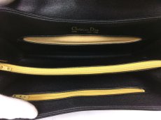 Photo15: Auth Christian Dior Leather Shoulder bag With Coin Case Black 7K220150r (15)