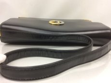 Photo7: Auth Christian Dior Leather Shoulder bag With Coin Case Black 7K220150r (7)