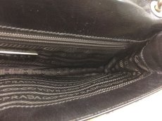 Photo14: Auth PRADA Python Shoulder Hand Bag Black 7K220580m (14)