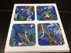 Photo1: Auth Christian Dior Botanical Art Coasters 4set 7K220050m (1)