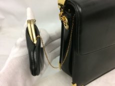 Photo17: Auth Christian Dior Leather Shoulder bag With Coin Case Black 7K220150r (17)