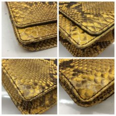 Photo7: Auth PRADA Python Shoulder Hand Bag Black 7K220580m (7)