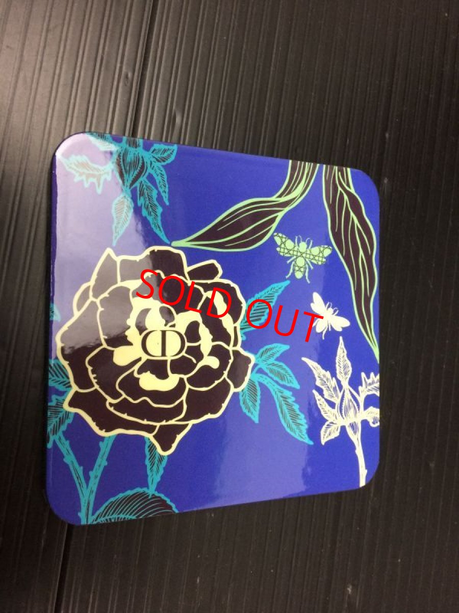 Photo8: Auth Christian Dior Botanical Art Coasters 4set 7K220050m (8)