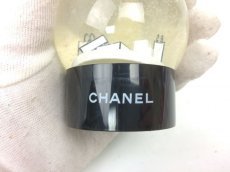 Photo5: Auth CHANEL CC Logos Snow Globe Dome Object Glass White 7K230020r (5)