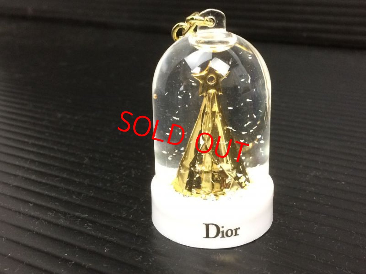 Photo10: Auth Christian Dior Botanical Art Coasters and Snow Globe Key Chain 7L060900r (10)