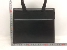 Photo3: Auth Salvatore Ferragamo Leather Hand Bag Black 7K280290r (3)