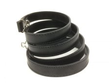 Photo13: Auth Salvatore Ferragamo Leather Hand Bag Black 7K280290r (13)