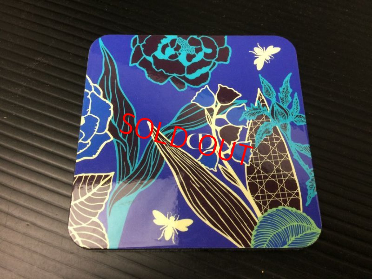 Photo5: Auth Christian Dior Botanical Art Coasters and Snow Globe Key Chain 7L060900r (5)