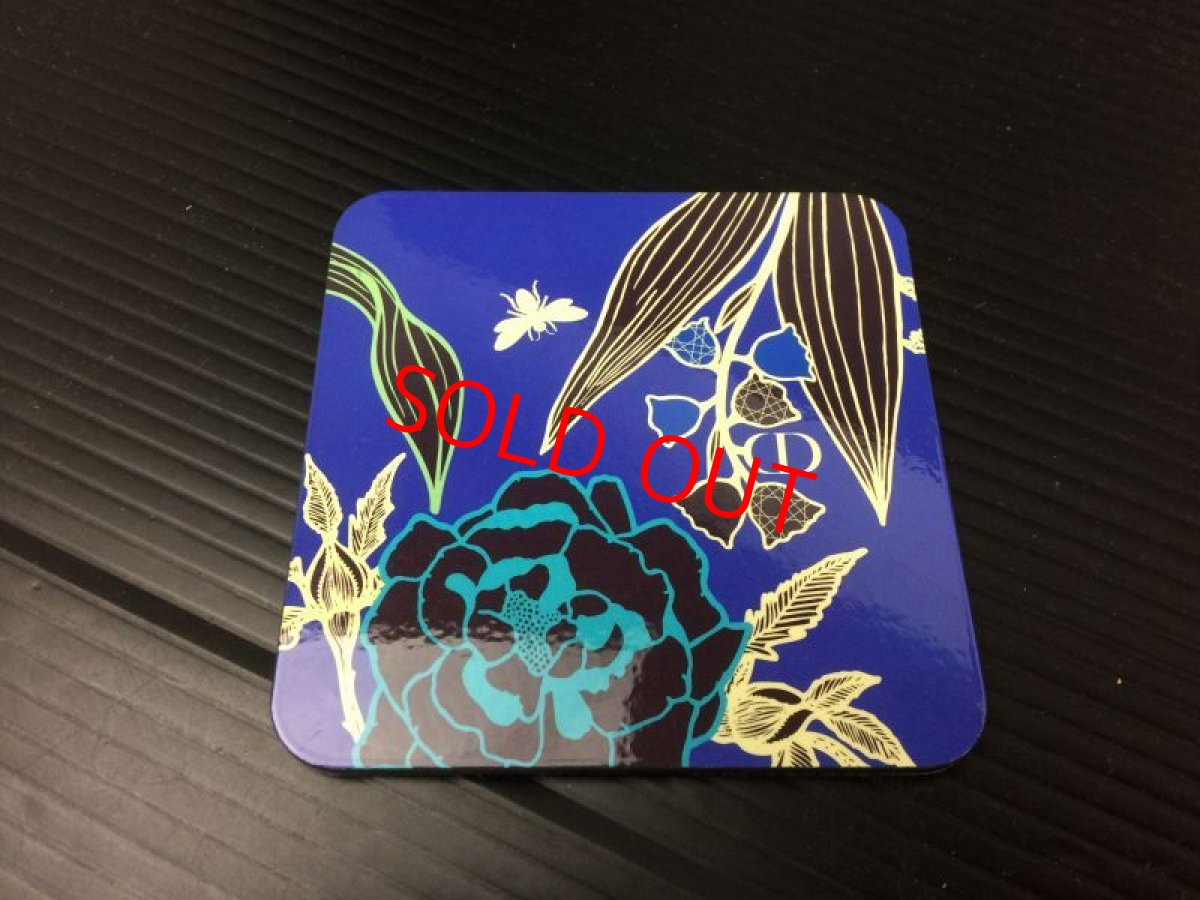 Photo3: Auth Christian Dior Botanical Art Coasters and Snow Globe Key Chain 7L060900r (3)
