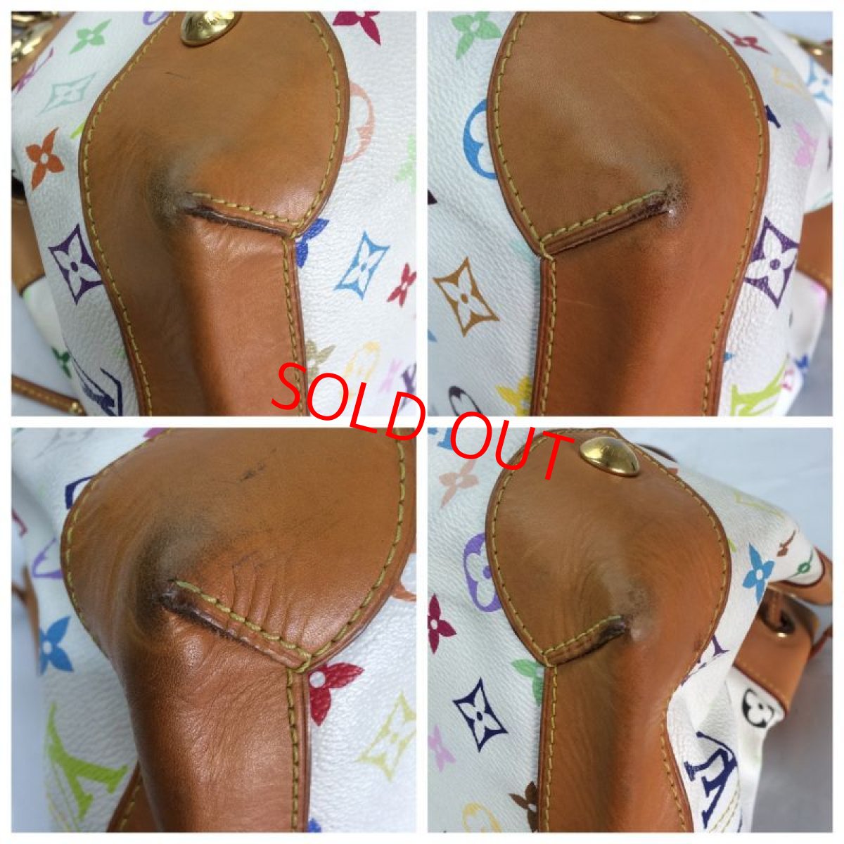 Photo3: Auth Louis Vuitton Multicolor Ursula Shoulder Bag 8B120590r (3)