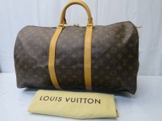 Photo1: Auth Louis Vuitton Monogram Keepall 50 Travel Boston Bag 8C080250r (1)