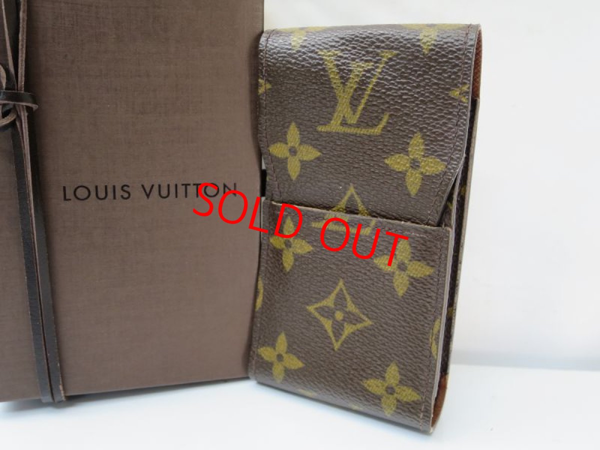 Photo1: Auth LOUIS VUITTON  Etui Cigarette Case Monogram 8C200500m (1)