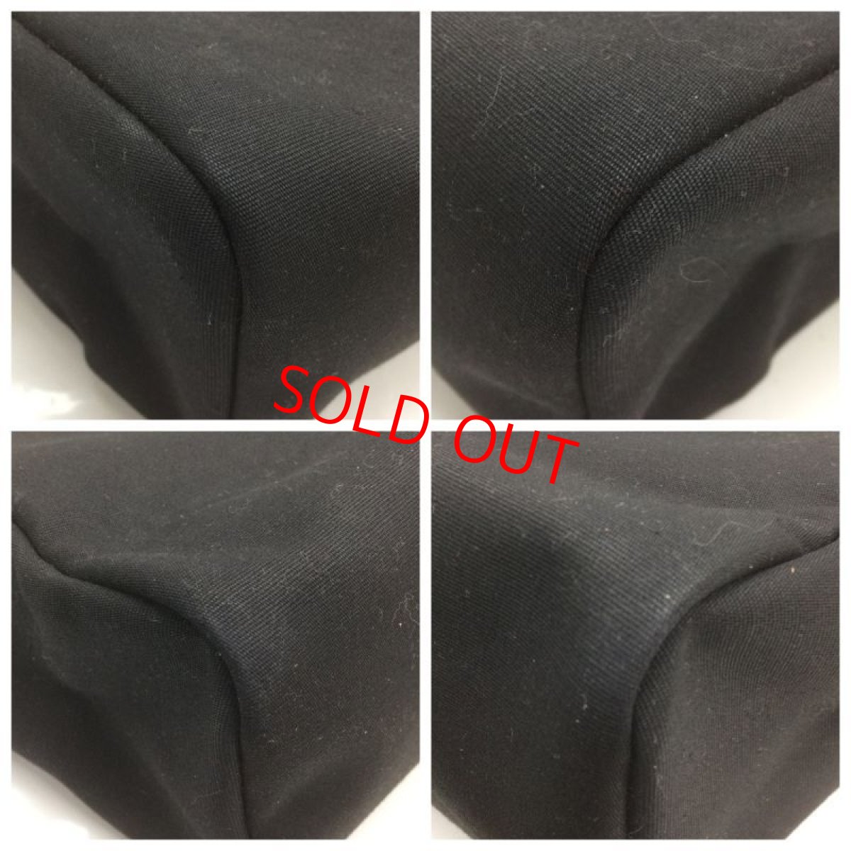 Photo10: Hermes Her bag 2 way Black & White Canvas Bag Without Lock 8C240040n (10)