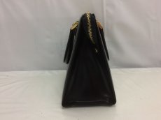 Photo4: Authentic Gianni VERSACE Leather 2 way Shoulder Hand Bag Black 8C240070m (4)