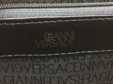 Photo13: Authentic Gianni VERSACE Leather 2 way Shoulder Hand Bag Black 8C240070m (13)