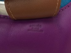 Photo9: Auth HERMES Rodeo PM Bag Charm Annimilo/ Rose Purple x Blue x Brown 8C220310m (9)