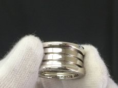 Photo6: Auth BVLGARI B.zero1 3 Band Ring White Gold Color 8C270780r (6)