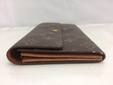 Photo3: Auth LOUIS VUITTON Monogram Brown Sarah Long Bifold Wallet  8D041360n (3)